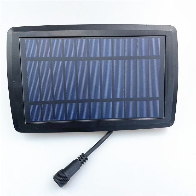 Solar Colorful Bulb String Lights Christmas Yard Decoration LED Crystal Bulb String Light Glass Ornament Cluster Light Bulb Christmas