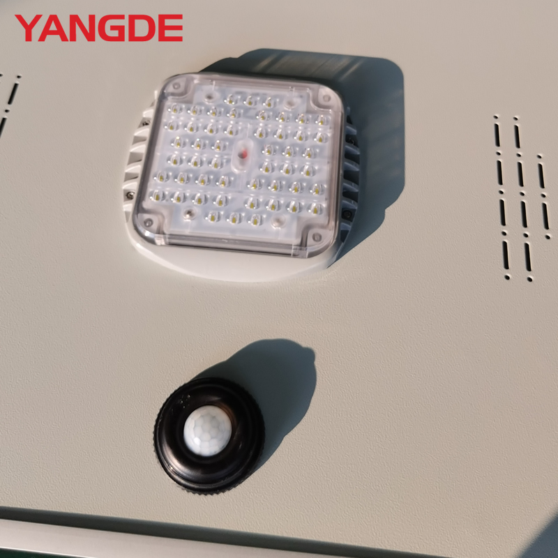 30W All-in-One Solar LED Street Light with Motion Sensor for Pathway