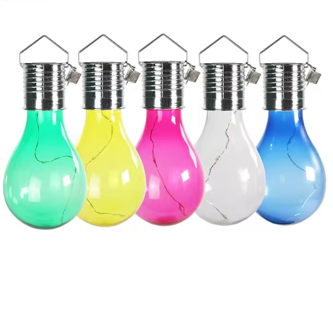 Solar Powered Outdoor Camping Light Waterproof Garden Light Colorful Solar Decoration Lamp