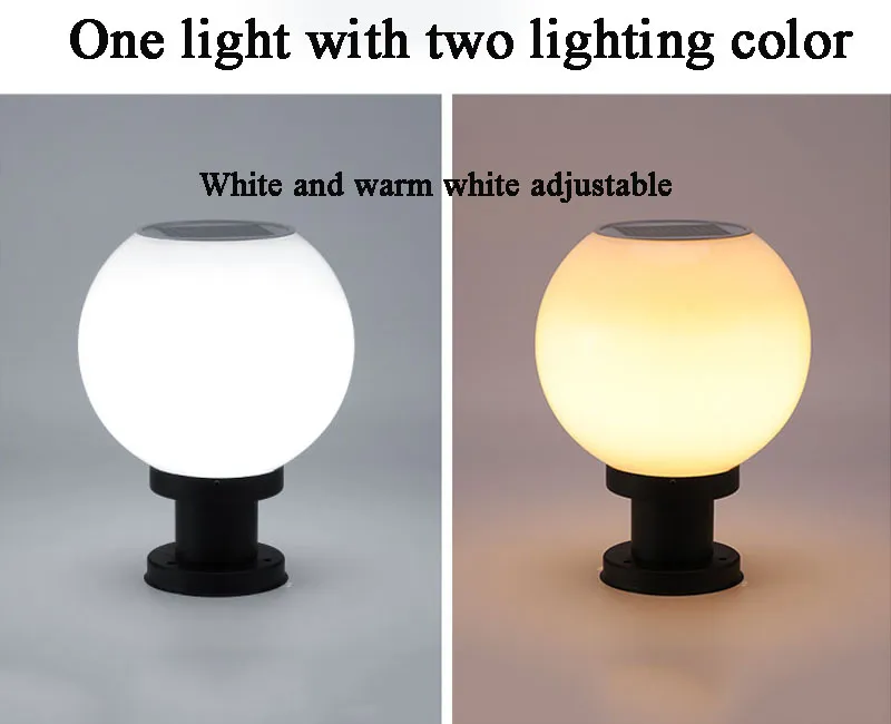 Solar Pillar Lamp View 5