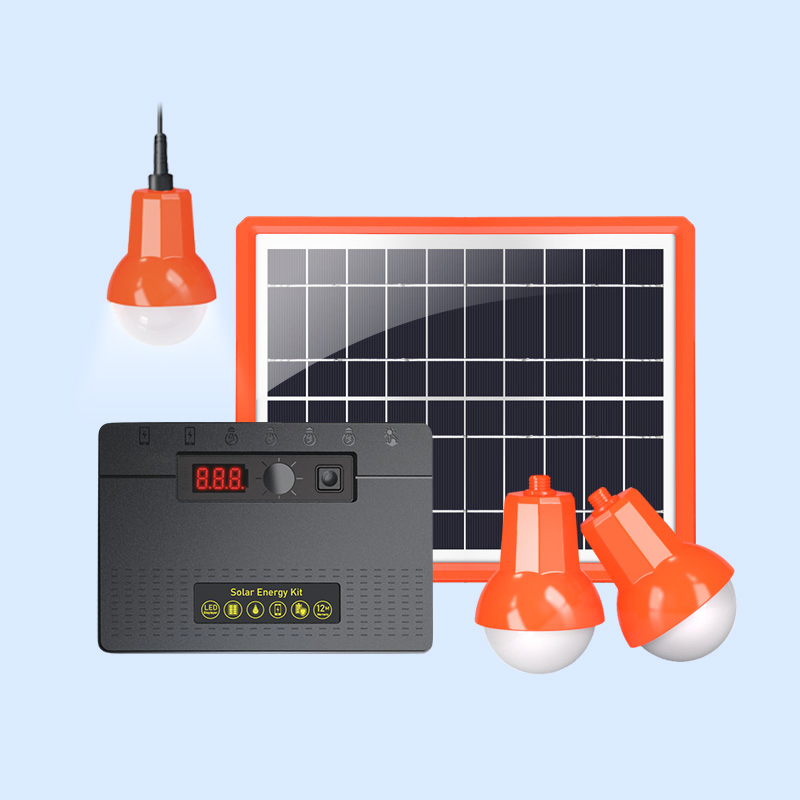 Lighting Africa 5W Solar Home Light Charging Panel Kit for Indoor and Outdoor Use