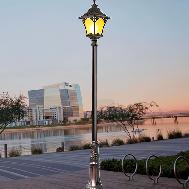 Solar Lawn Light Outdoor 3-4 Meter High Mast Courtyard Light Residential Area Park Energy-Saving LED Landscape light