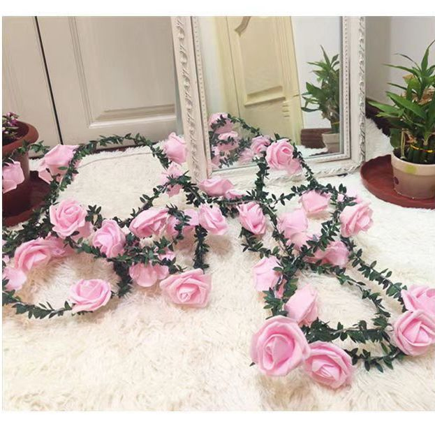 LED Simulation Rose Light String Solar Indoor and Outdoor Decoration Birthday Christmas Atmosphere Lamp