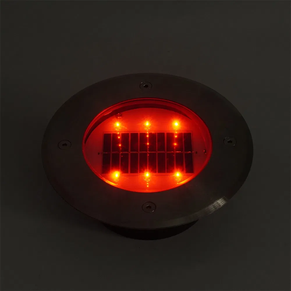 Wholesale Underground Disk Lights Waterproof Buried Stainless Steel Lawn Landscape Outdoor Garden Lights LED Solar Ground Light