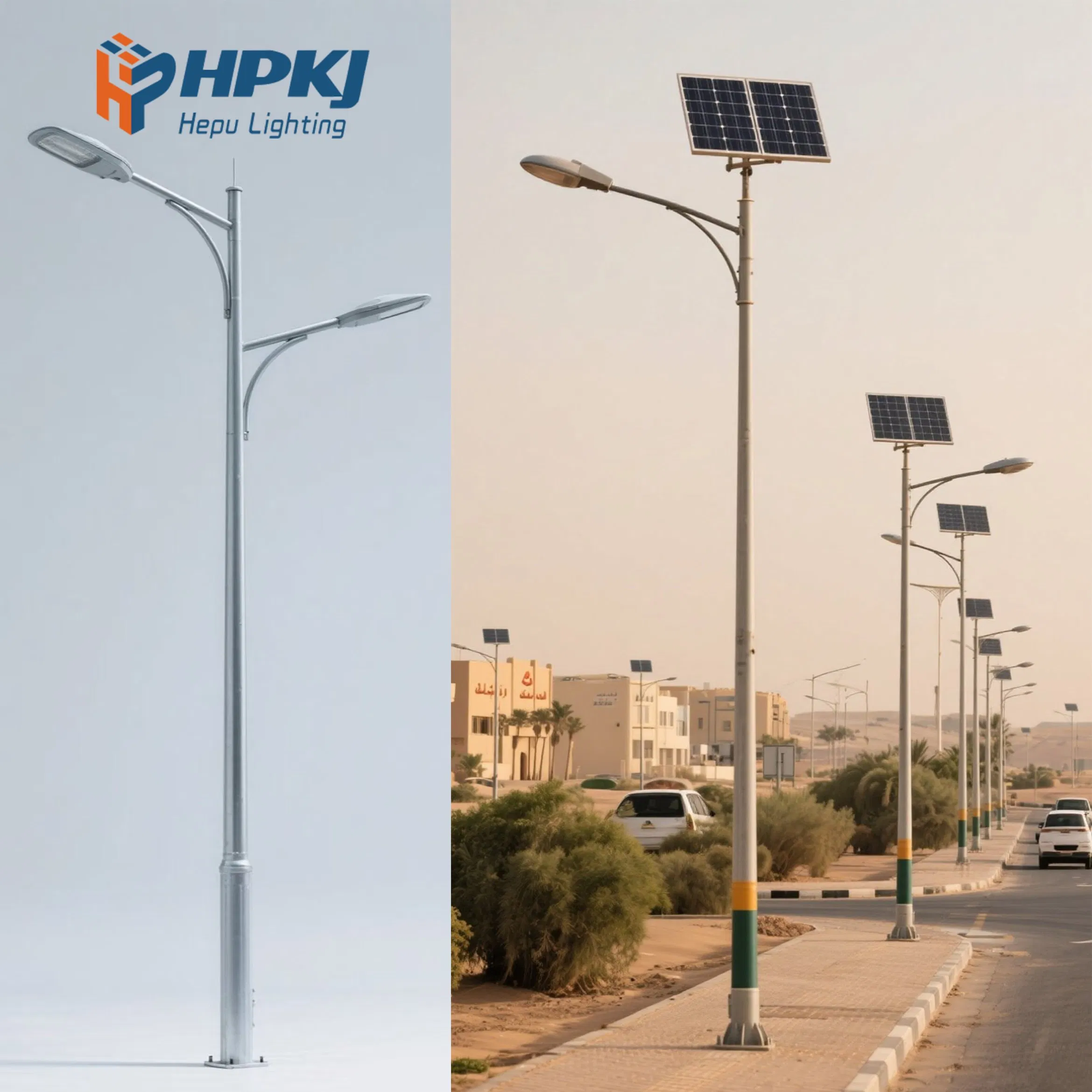 High-Performance 150W/200W Solar Street Lights for Urban Areas