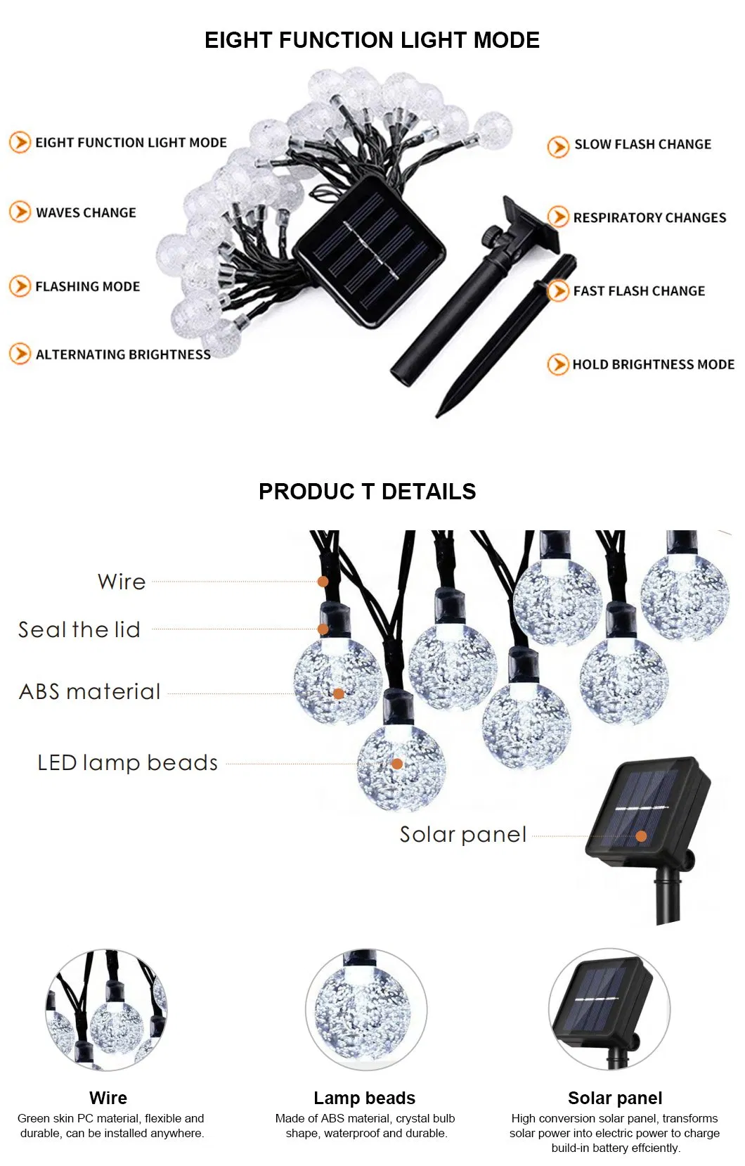 Solar String Light View 3