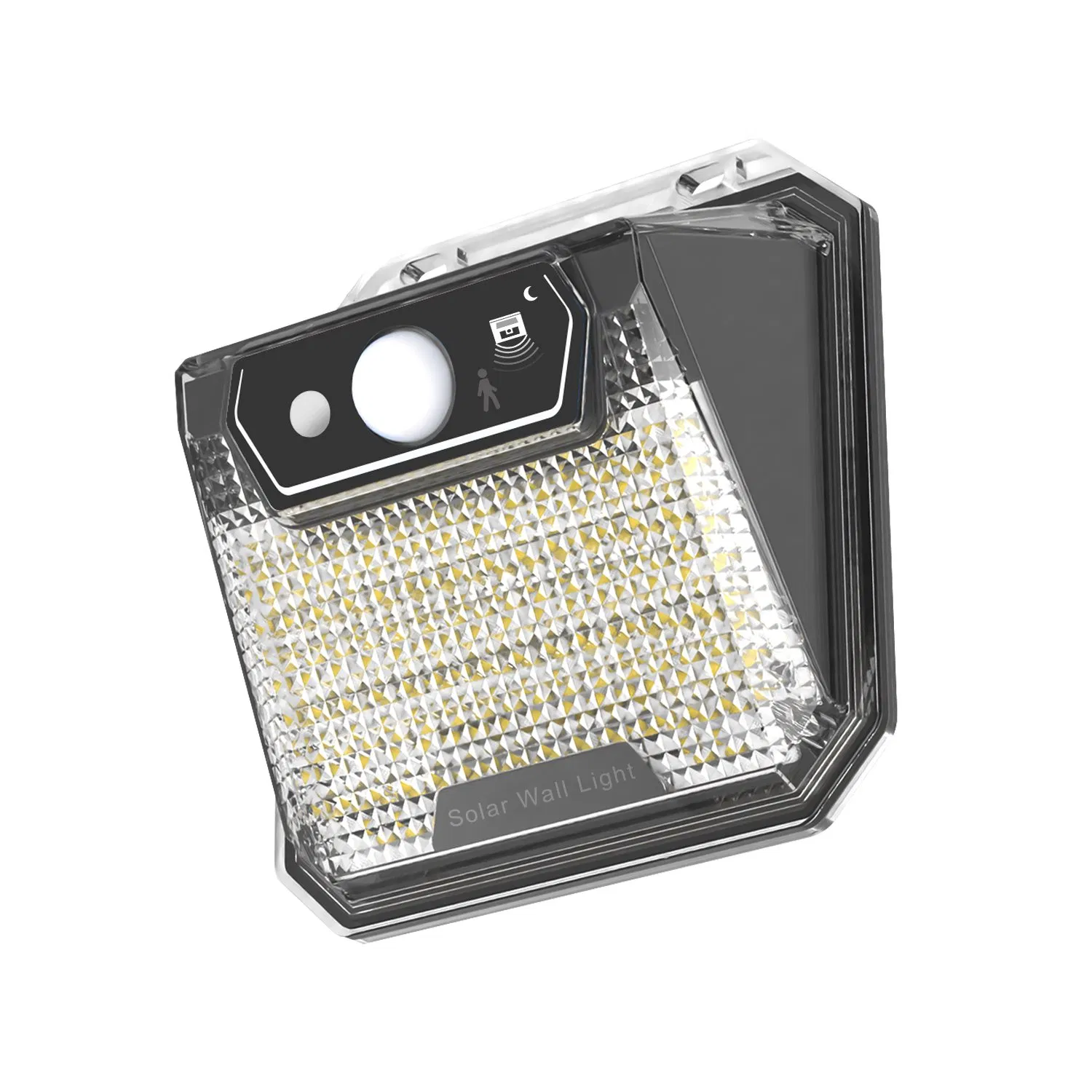 Outdoor IP65 Waterproof Garden Deck Fence Wide Angle Bright Wireless Security Wall Flood Lamp Solar Powered Motion Sensor Light