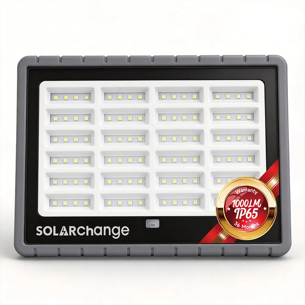 OEM ODM Wholesale Solar Powered Products IP65 1000lm LED Floodlight Reflector Spotlight /Garden Lamp/ Outdoor / Street / Stadium Light