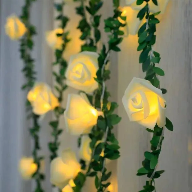 LED Rose Light String 6