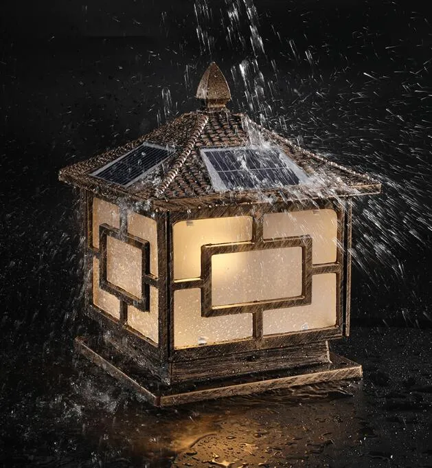 Solar Fence Post Light Gate