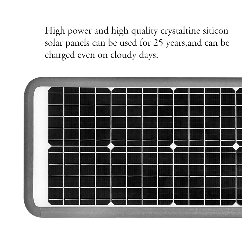 High Efficiency 60W LED Solar Street Light for Urban Areas
