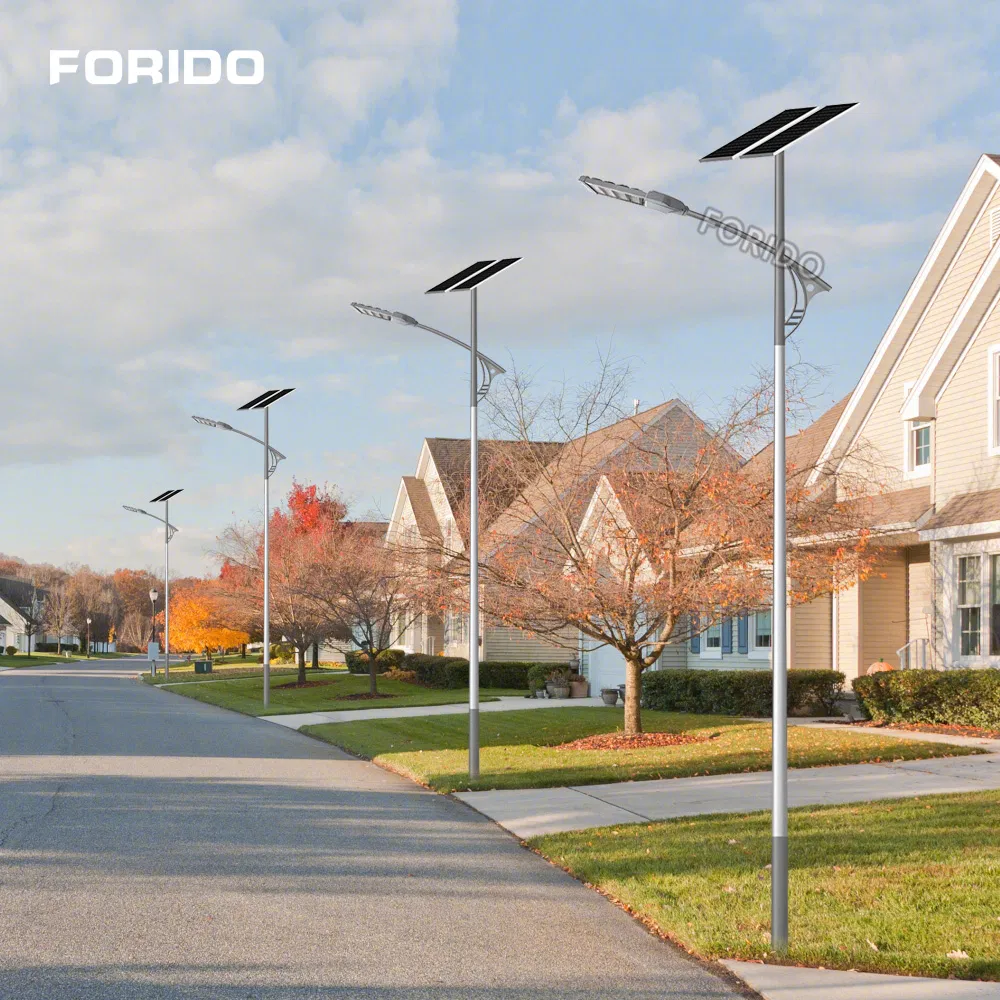 Eco-Friendly Solar LED Street Lights for Rural Areas