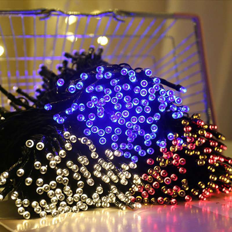 Factory Direct Sales 100LED Solar Light Strings Festival Decoration Bulb