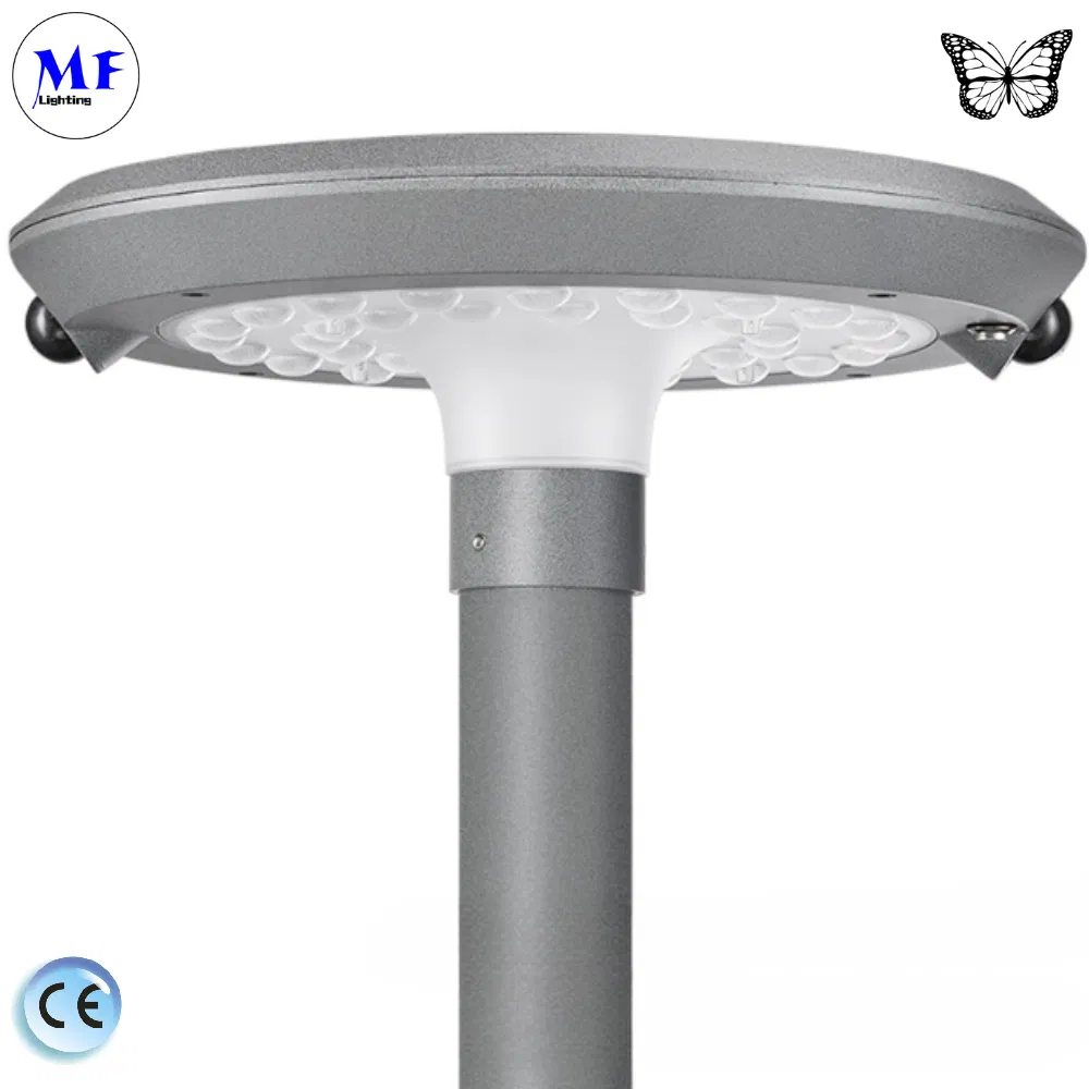 Factory Price Outdoor Waterproof IP66 2000lm Aluminium Motion Sensor Solar Wall Lamp LED Bollard Lights Solar Garden Lights for Garden Plaza Pathyway