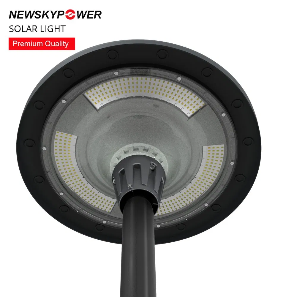 Outdoor LED Garden Light Post Park LED Solar Garden UFO Light