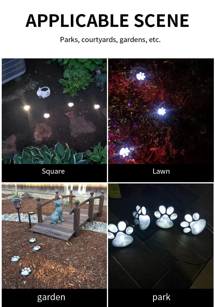 Solar Cat Paw Light