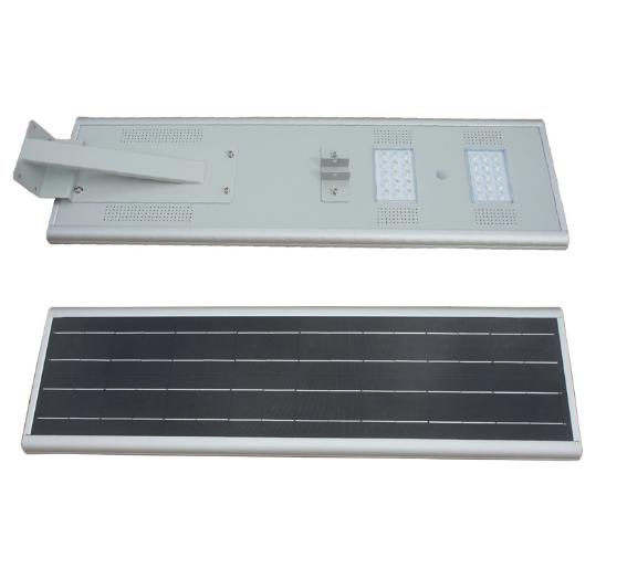 Energy Saving All-in-One Solar Powered LED Street Light Lamp Post