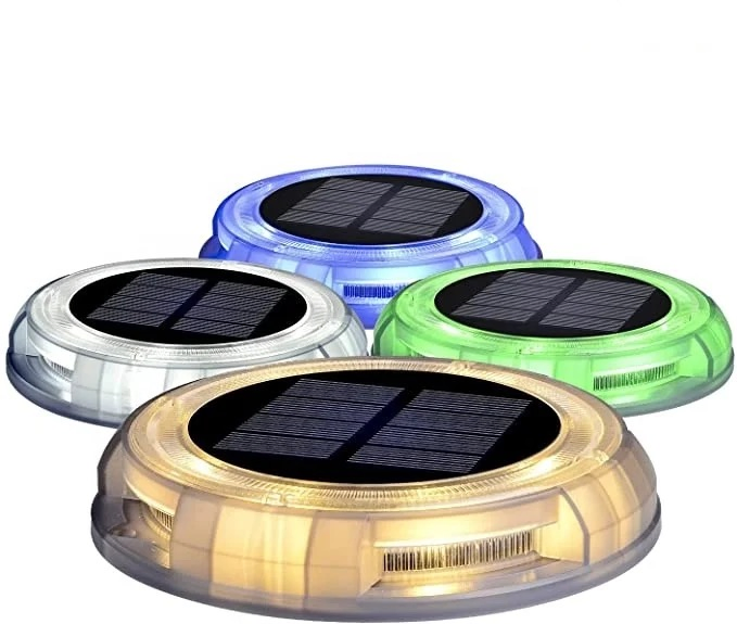 New Solar Garden Lawn Light Waterproof Solar Lawn Deck Light Outdoor Solar Color Lawn Light