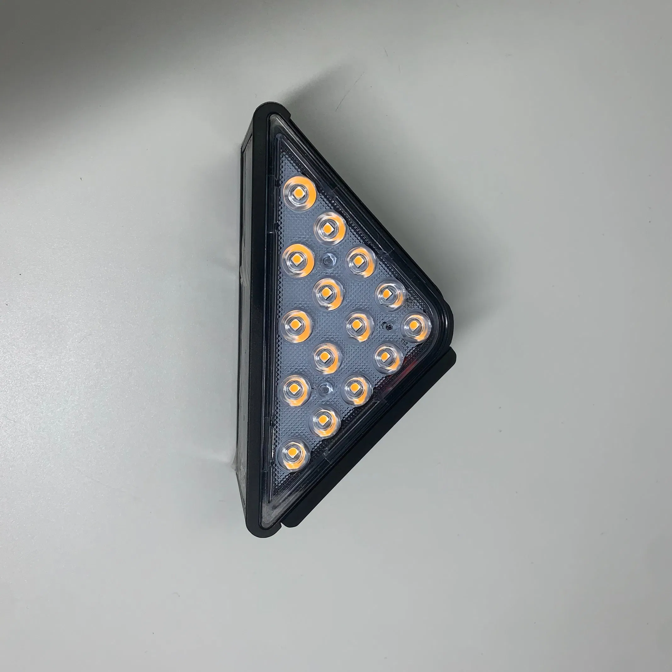 Wall Mounted Triangle Shape Solar Deck Lights Outdoor Step Lights