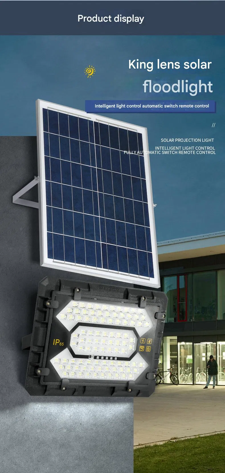 Solar Flood Light Features