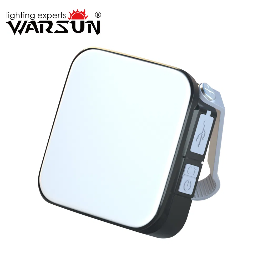 Warsun Tc36 Camping Light 1000 Lumens Multi-Functional Outdoor Torch Light ABS Waterproof Ipx5 LED Solar Rechargeable Powerbank Floodlight