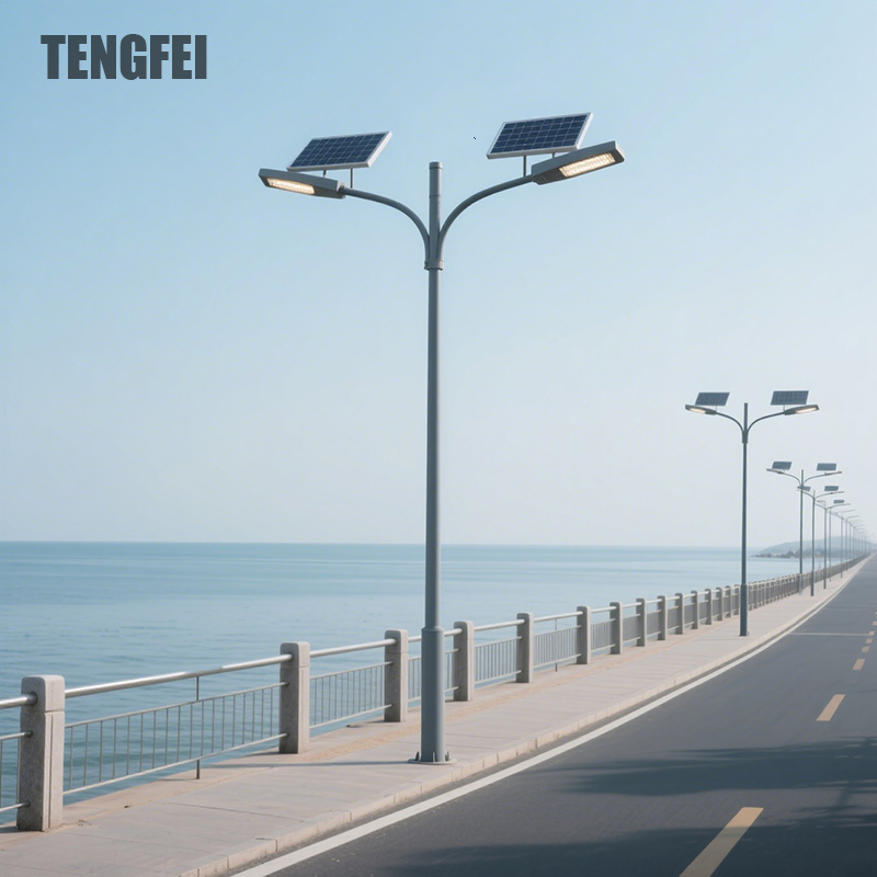 High Brightness 100W IP65 Split Material Convenient for Road Garden Parking Garage-Solar Street Lights