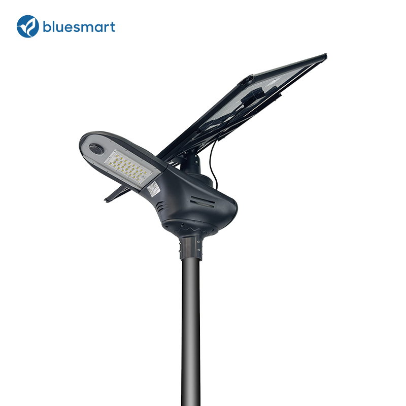 Bluesmart IP65 High Quality Luminarias All-in-One Smart Solar Sensor Light for Fence