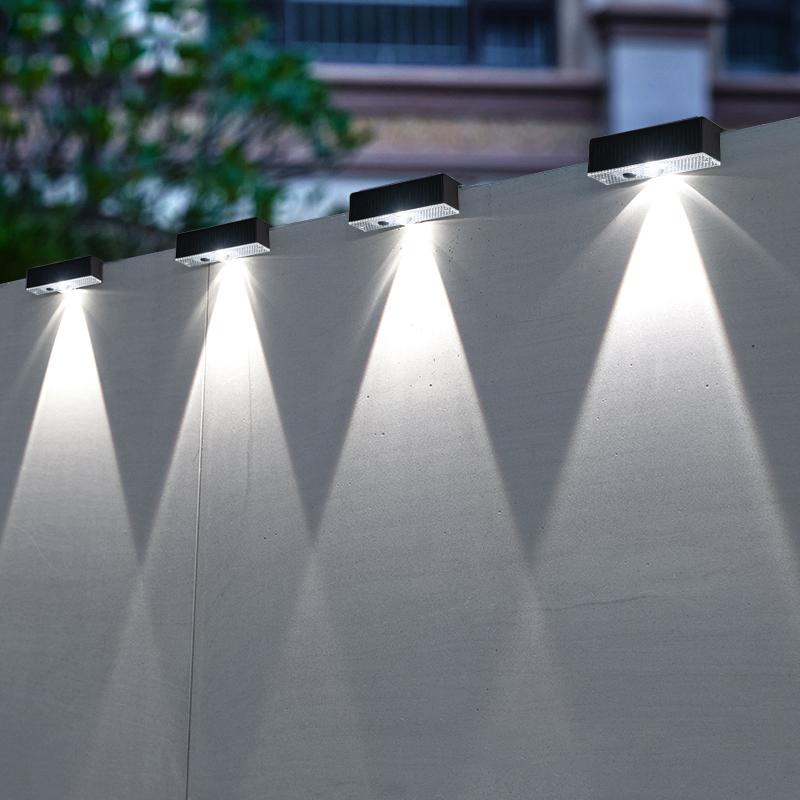 Energy-Efficient Smart Solar Fence Light for Gardens and Patios