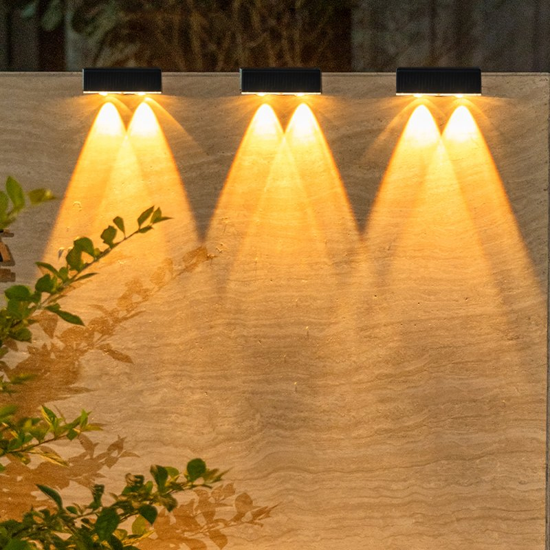 Energy-Efficient Smart Solar Fence Light for Gardens and Patios