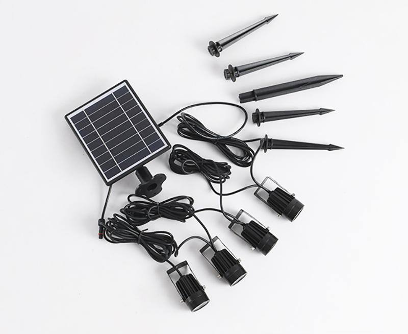 Solar Powered Spotlight Outdoor Lighting for Landscape Yard Garden Tree