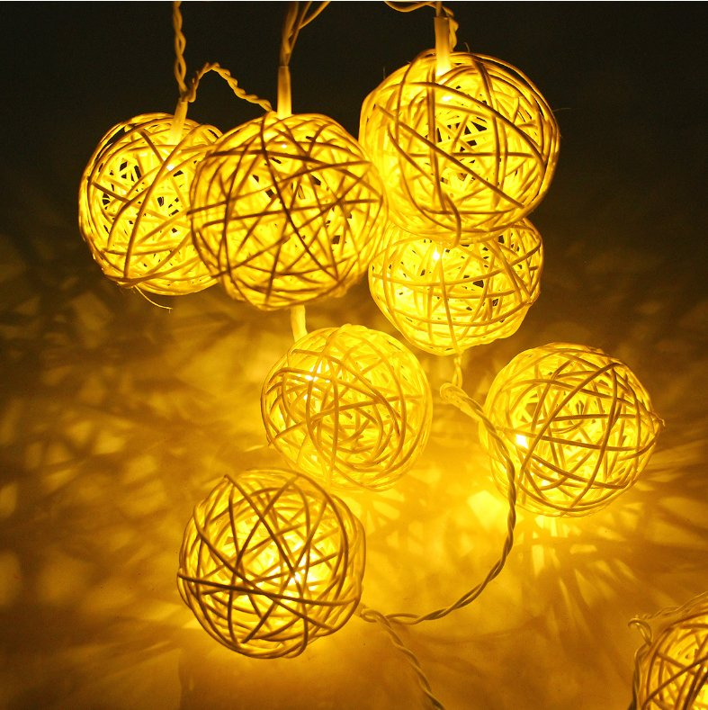 New Outdoor Solar LED Garden Festival Holiday Name String Lights