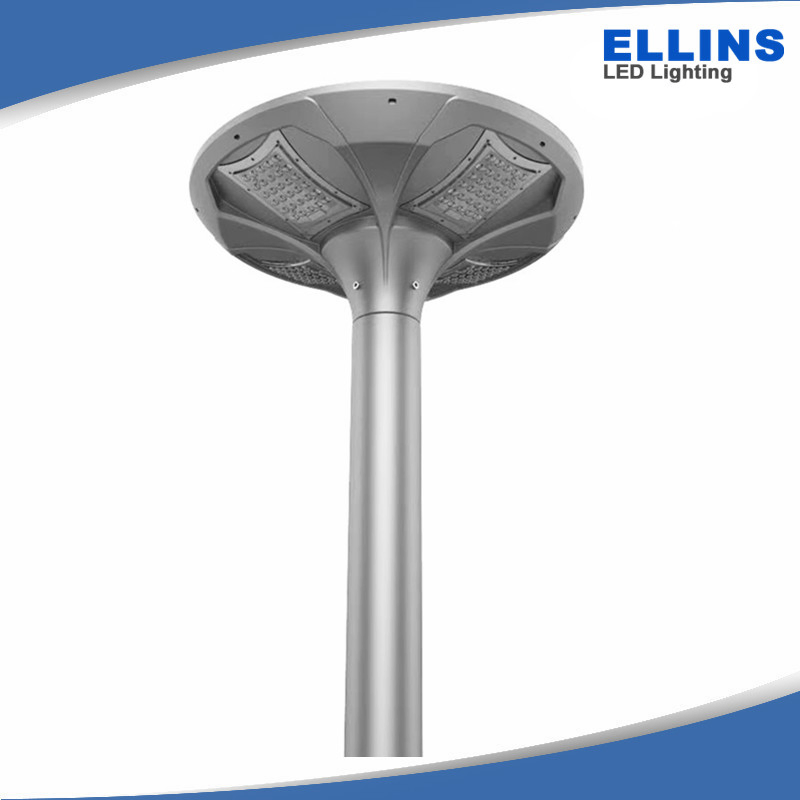 5-Year Warranty of Round Solar Post Light 210lm/W for Farm Parking Lot Lighting