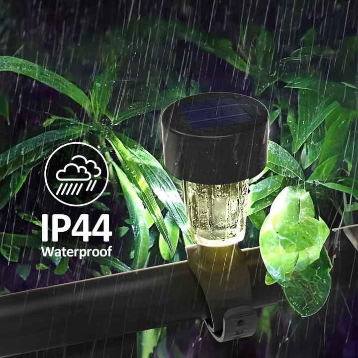 High Brightness Outdoor Solar Flame Pillar Light with LED Lighting IP65 Rating Hot Cross-Border Sale for Garden Deck Patio