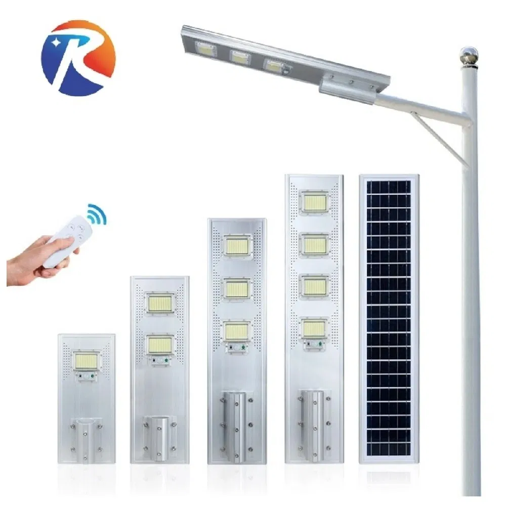 Energy Saving All-in-One Solar Powered LED Street Light Lamp Post