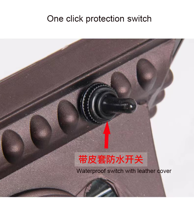 Outdoor LED Lights Garden Decor Solar Fence Main Gate Solar Pillar Light