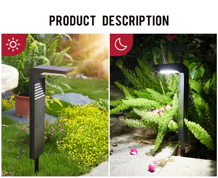 Solar Panel LED Lawn Light