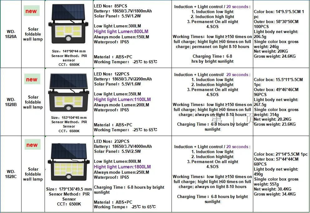 Solar Wall Light Feature