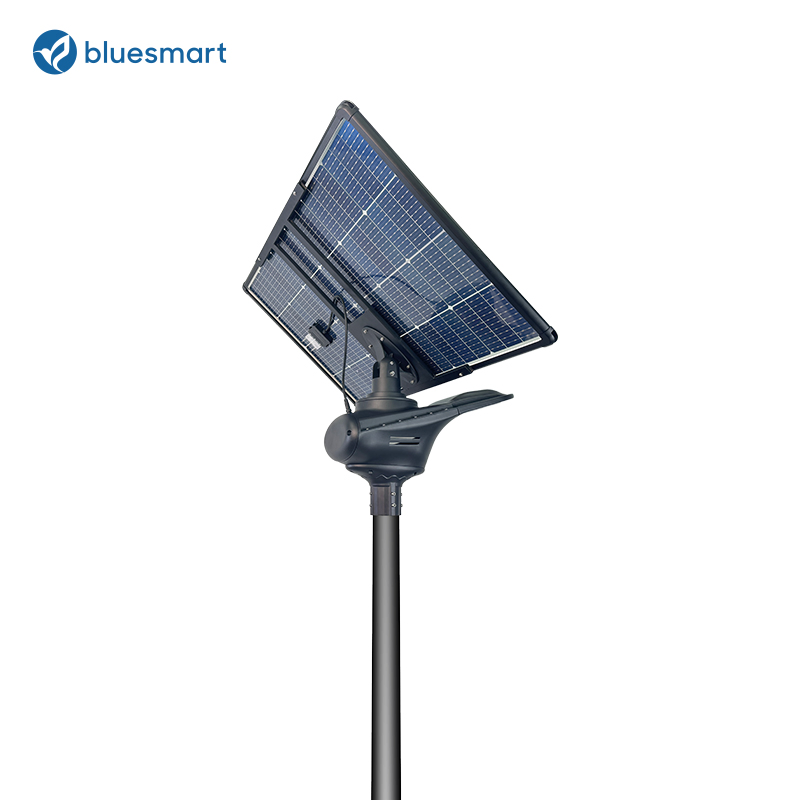 Bluesmart IP65 High Quality Luminarias All-in-One Smart Solar Sensor Light for Fence