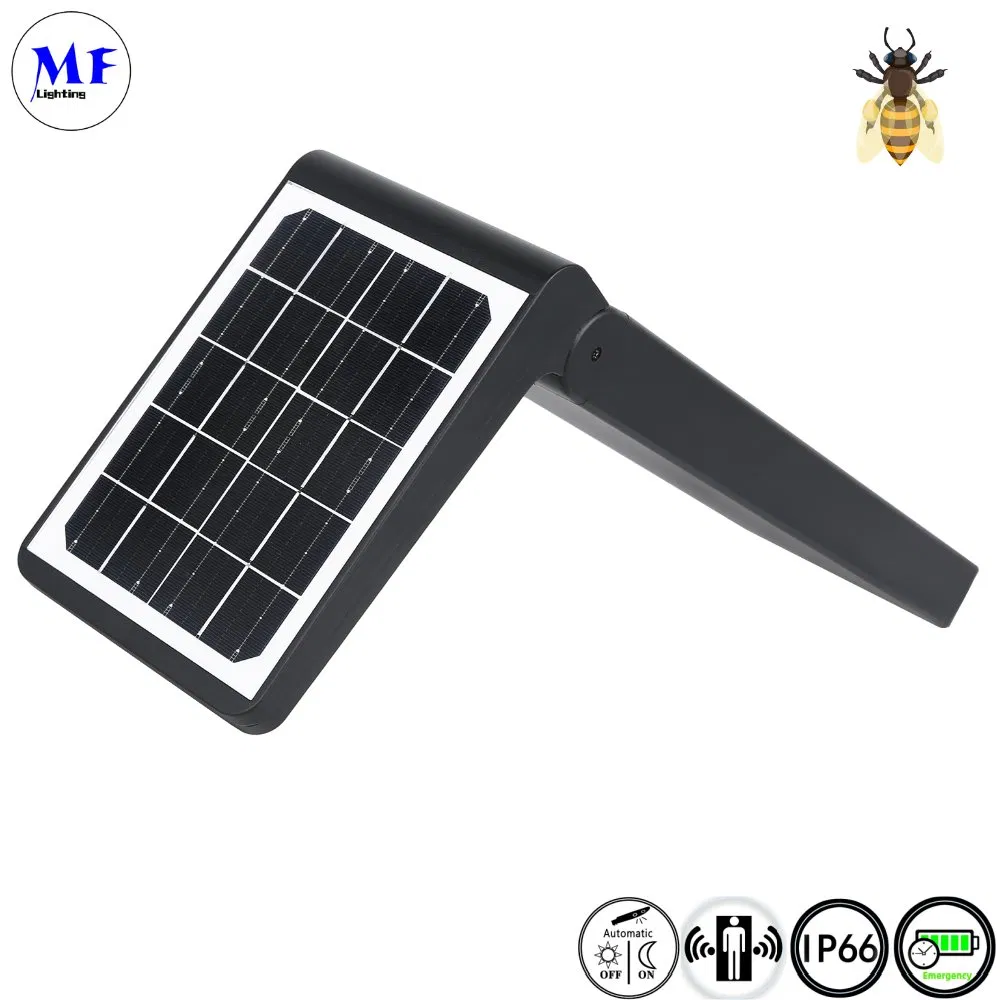 Factory Price 5V 5W Outdoor IP65 Aluminium PC 2 Years Warranty Multiple Sensors LED Solar Lawn Light Garden Light for Sidewalk Garden Courtyards
