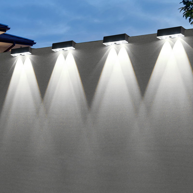 Energy-Efficient Smart Solar Fence Light for Gardens and Patios