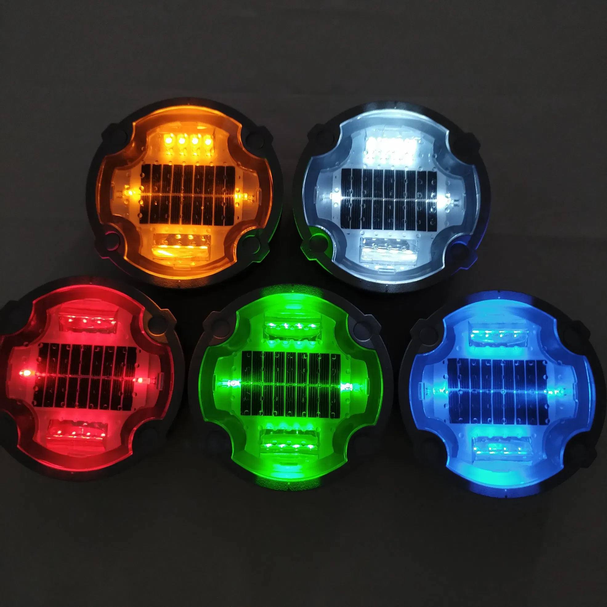 Philippines Hot Aluminum Round Underground 6 Screw 143*47 Solar Road Stud Light
