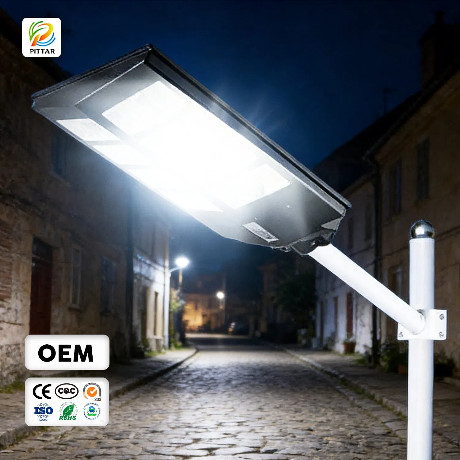 Outdoor Wall Light Street Solar Bollard Deck LED Lamparas Solares