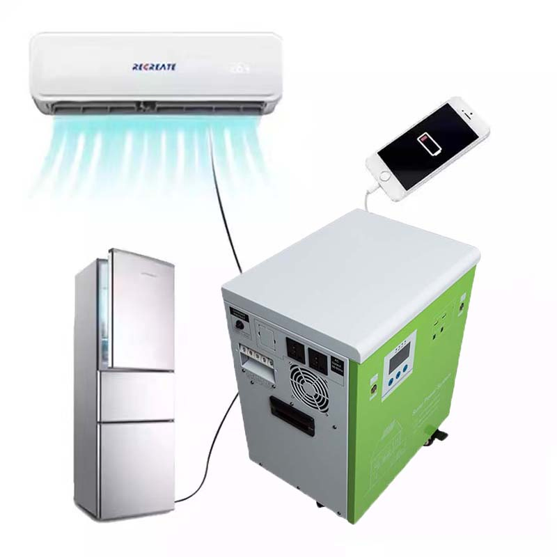 Factory Price Solar Power Generator 1000W Home Outdoor Complete Solar Lighting System 1kw 3kw 6kw Portable Solar Generator