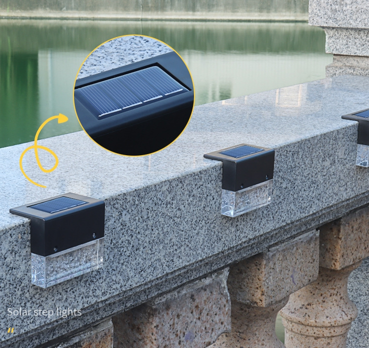 Solar Acrylic Bubbles Stair Fence Deck Step Light