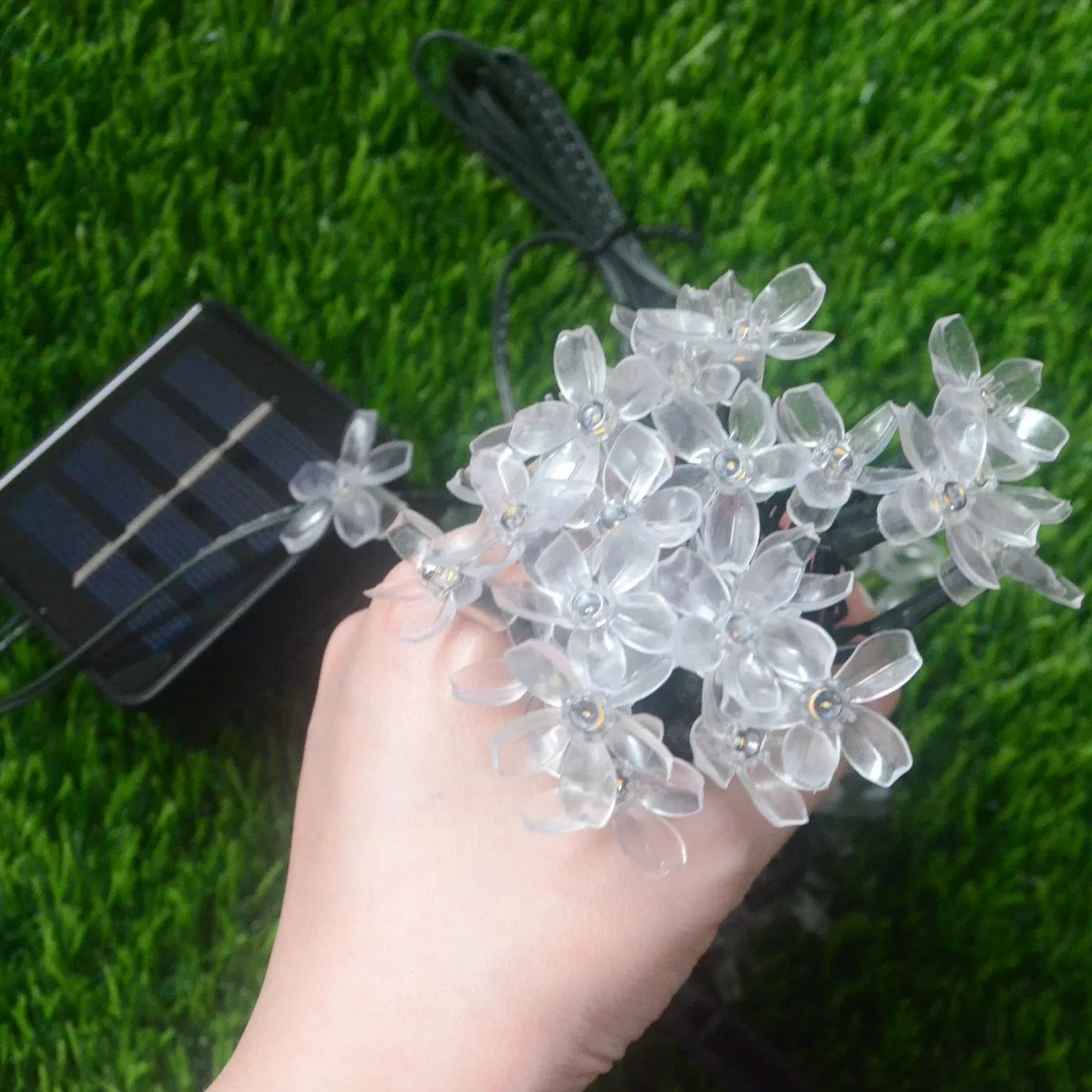 Solar Cherry Blossom Garden Decorative Light for Landscape Decoration