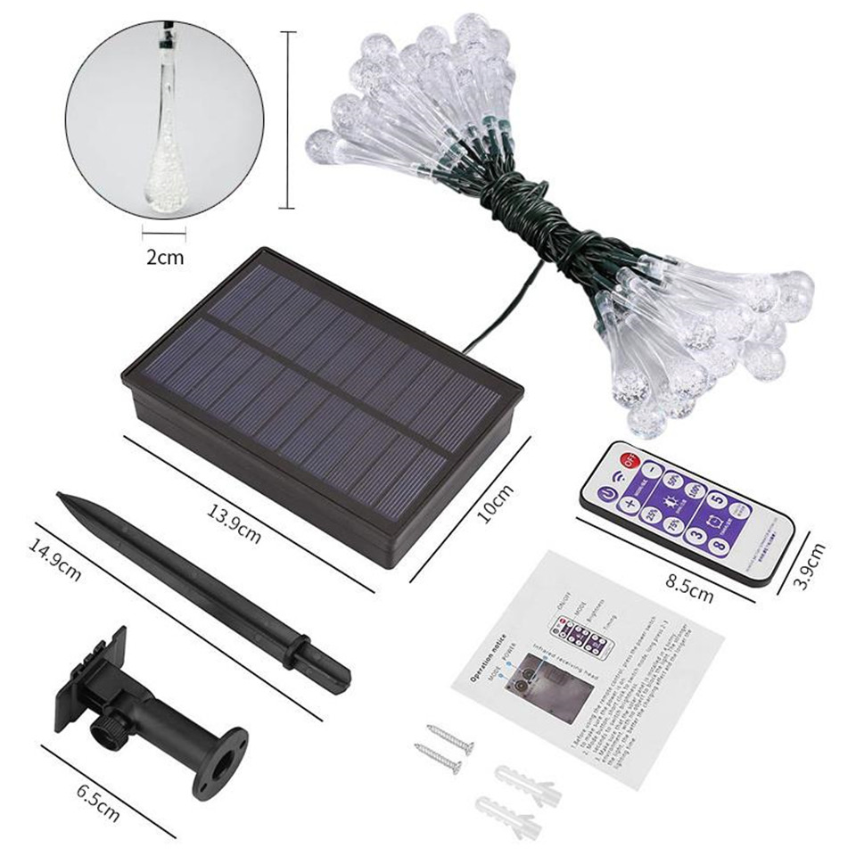 Outdoor Waterproof Holiday Decoration Solar LED String Light