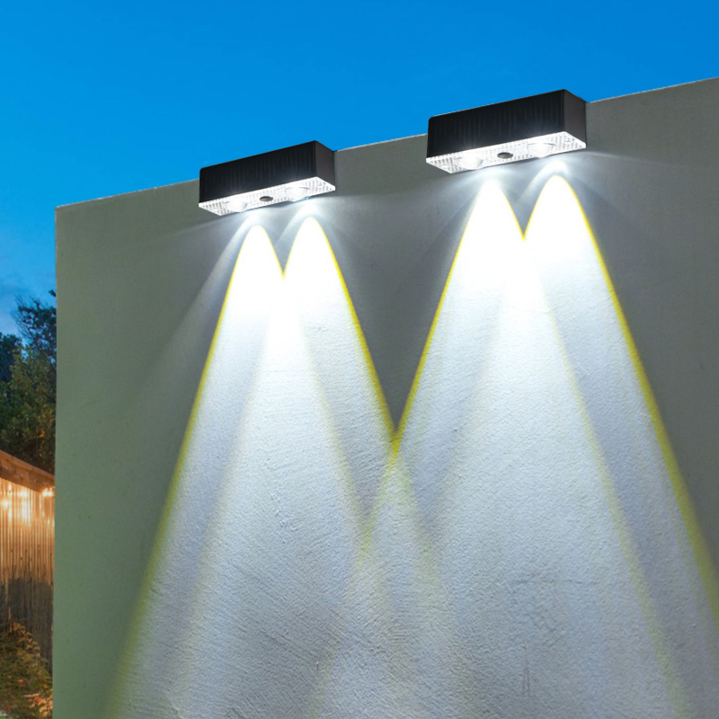 Energy-Efficient Smart Solar Fence Light for Gardens and Patios