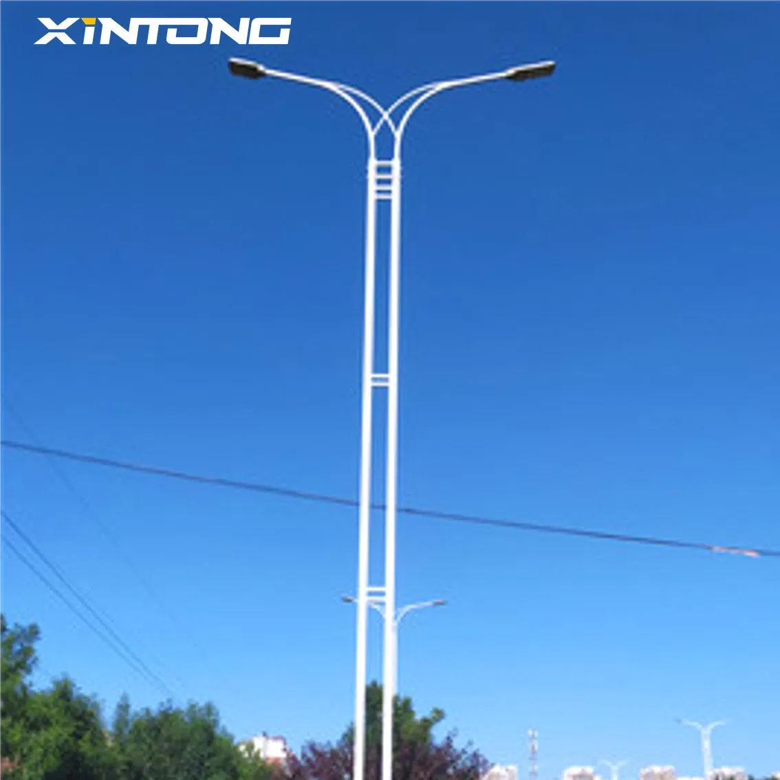 Solar LED Energy Saving Outdoor Power Street Waterproof Road Garden Landscape Street Light Lighting