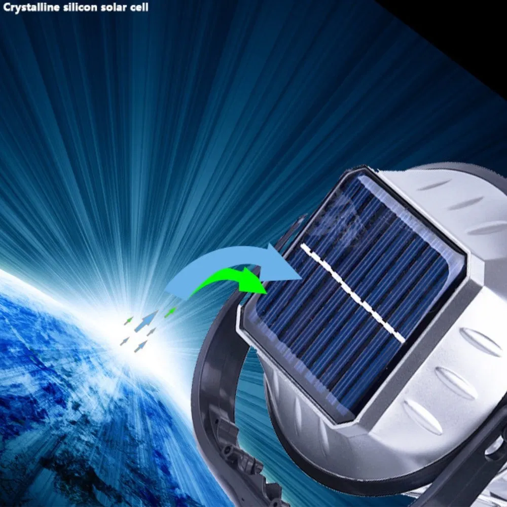 LED Solar Camping Lamp Multifunctional Outdoor Tent Light Carry Handle Ci23564