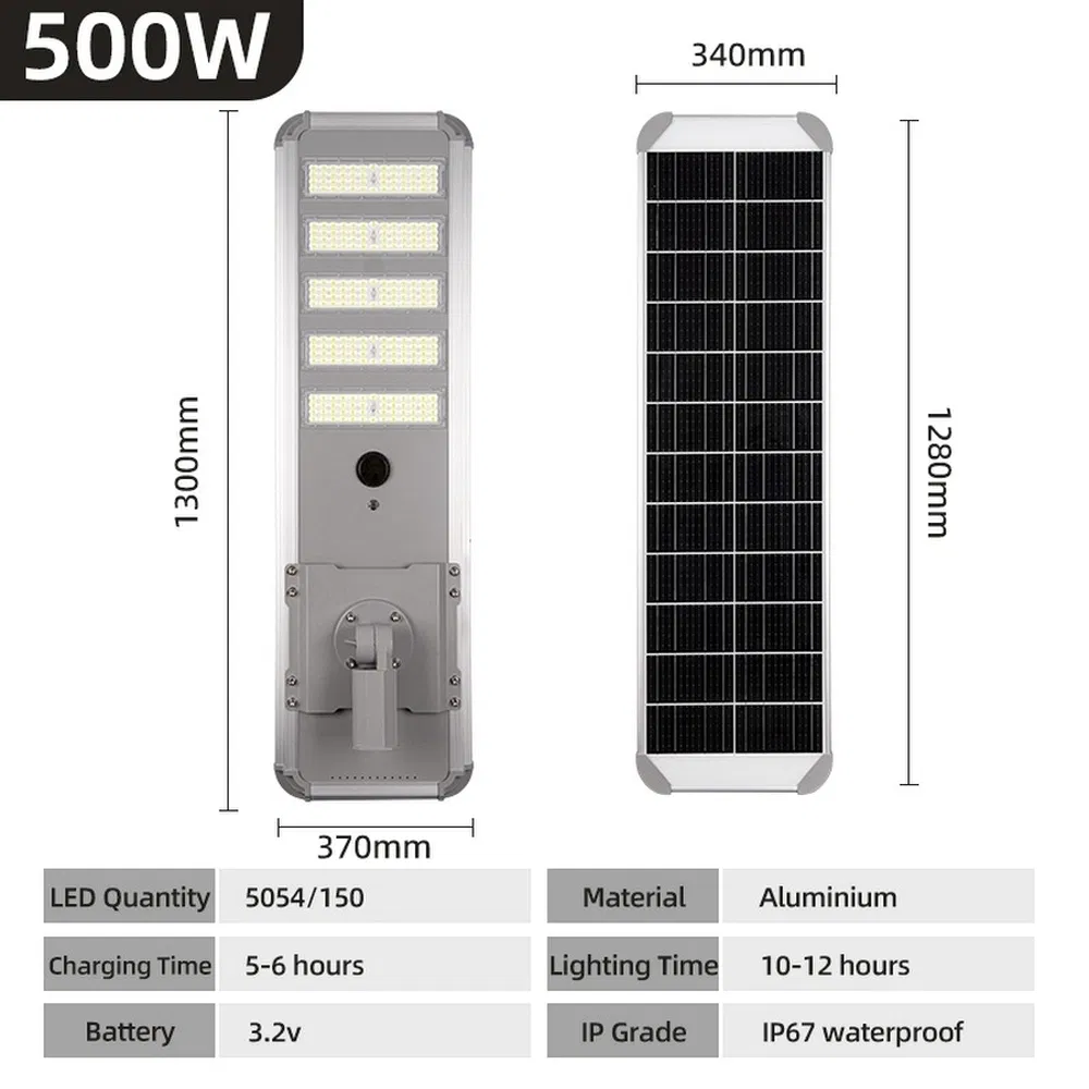 12-Meter Height All-in-One Public Roadway Solar Light for Farm Perimeter Security Illumination